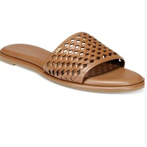 Michael Kors  slide sandales sz 9/12. New. Color Luggage .